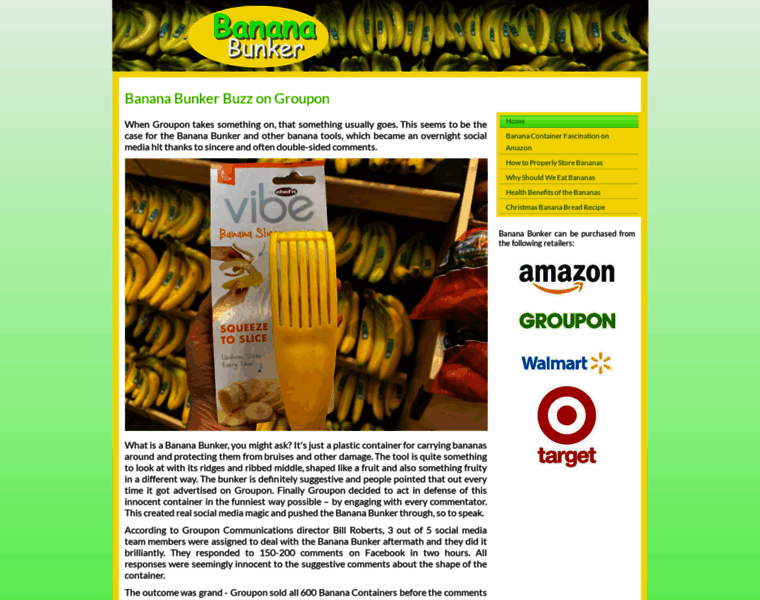 Bananabunker.com thumbnail