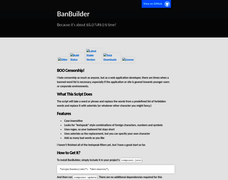Banbuilder.com thumbnail