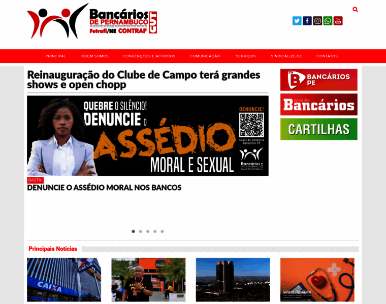 Bancariospe.org.br thumbnail