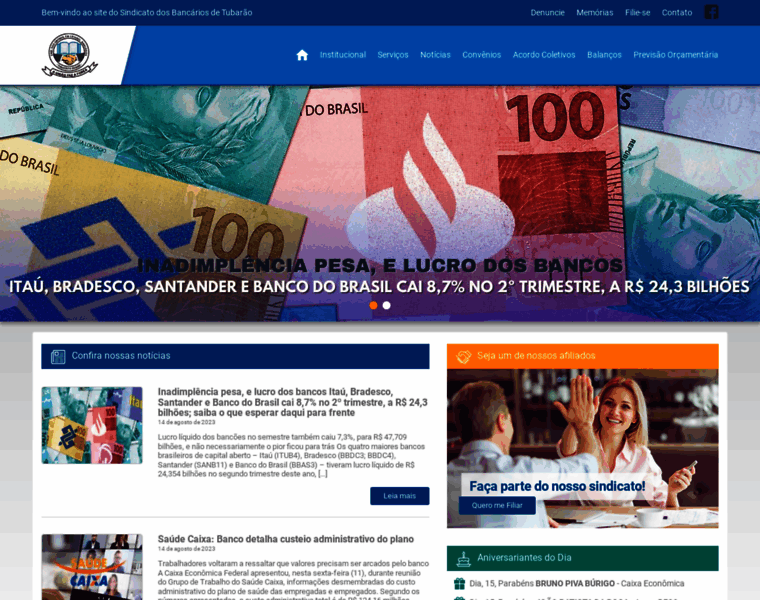 Bancariostb.com.br thumbnail