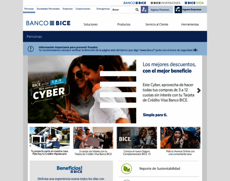 Bancobice.cl thumbnail