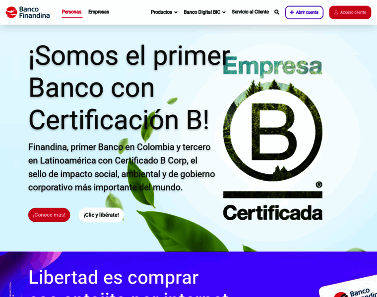 Bancofinandina.com thumbnail