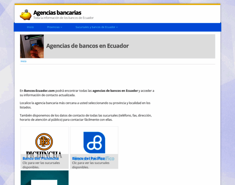Bancos-ecuador.com thumbnail