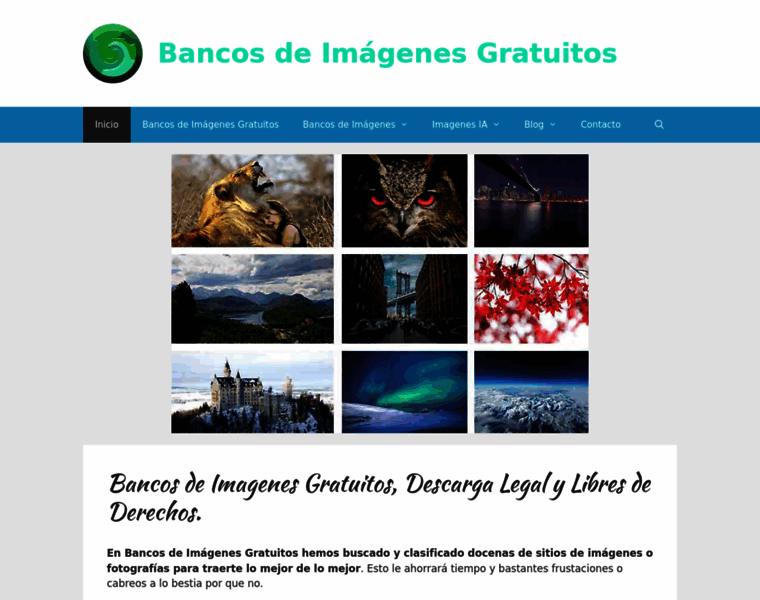 Bancosdeimagenesgratuitos.com thumbnail