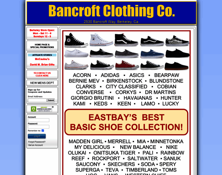 Bancroftclothing.com thumbnail