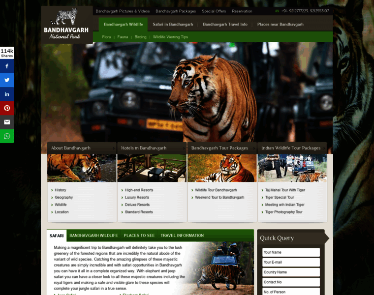 Bandhavgarh-national-park.com thumbnail