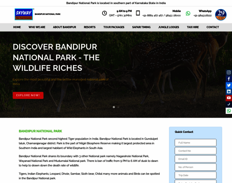 Bandipurnationalpark.in thumbnail