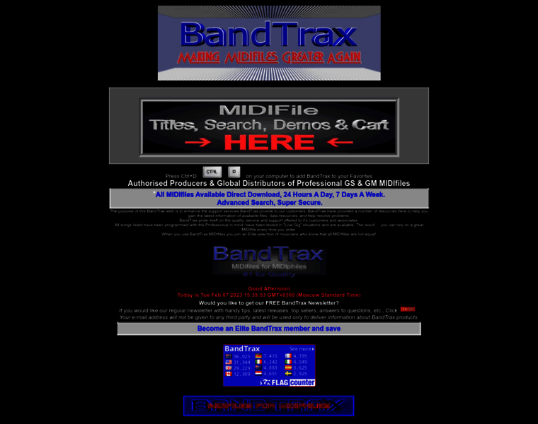 Bandtrax.com.au thumbnail