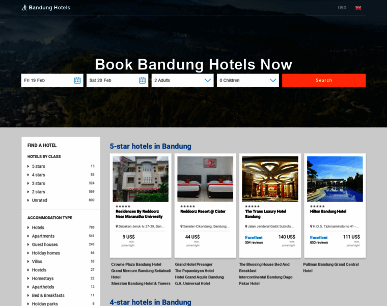 Bandung-finest-hotels.com thumbnail
