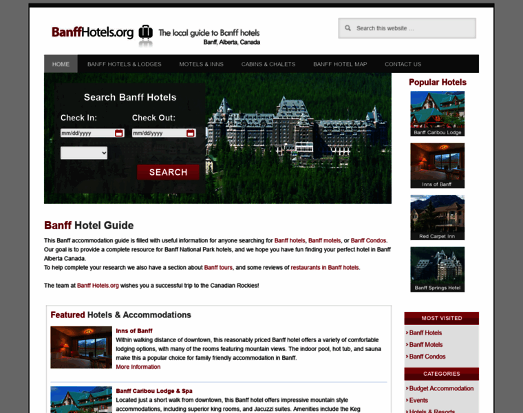 Banffhotels.org thumbnail