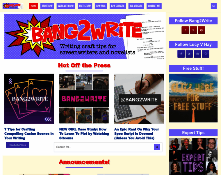 Bang2write.com thumbnail