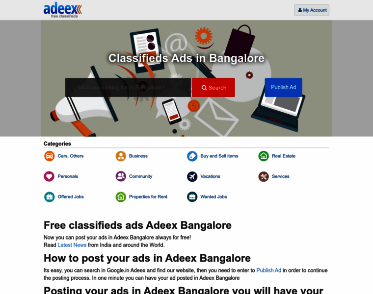 Bangalore.adeex.in thumbnail