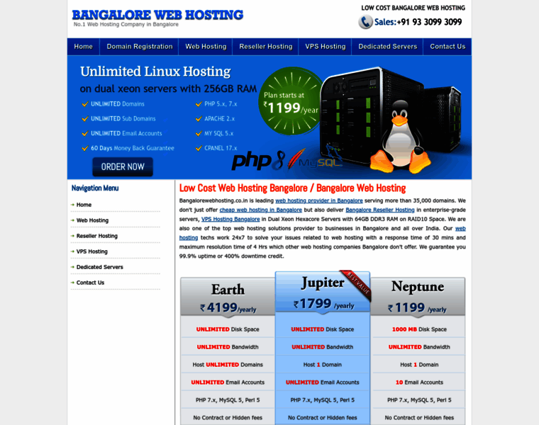 Bangalorewebhosting.co.in thumbnail