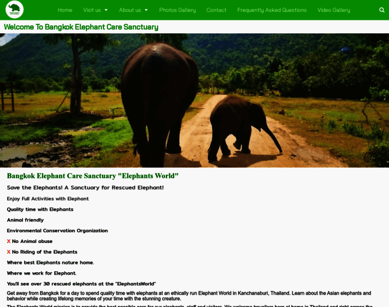 Bangkokelephantcaresanctuary.com thumbnail Bangkokelephantcaresanctuary.com thumbnail