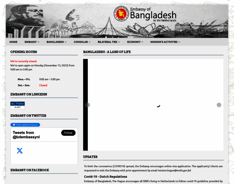 Bangladeshembassy.nl thumbnail