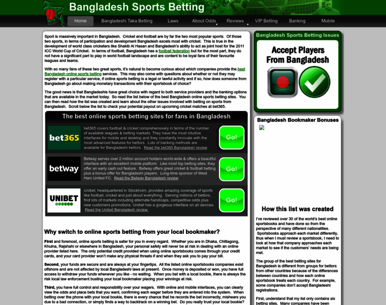 Bangladeshsportsbetting.com thumbnail
