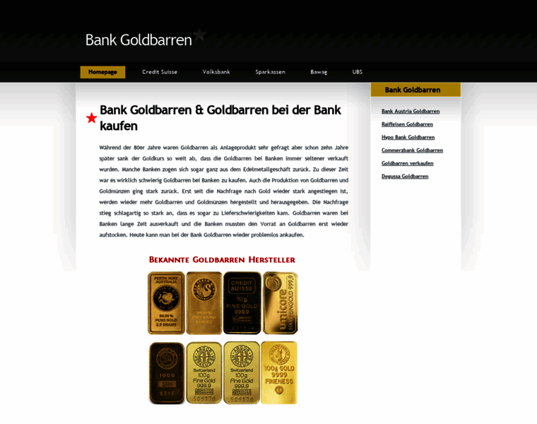 Bank-goldbarren.de thumbnail