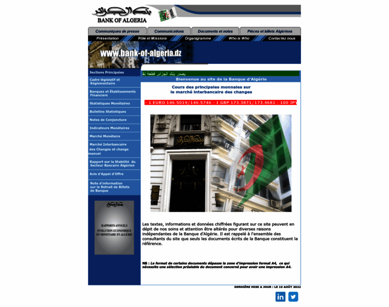 Bank-of-algeria.dz thumbnail