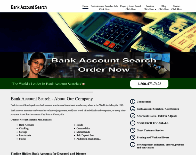 Bankaccountsearch.com thumbnail
