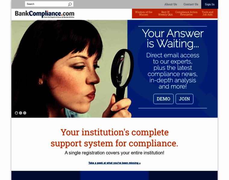 Bankcompliance.com thumbnail