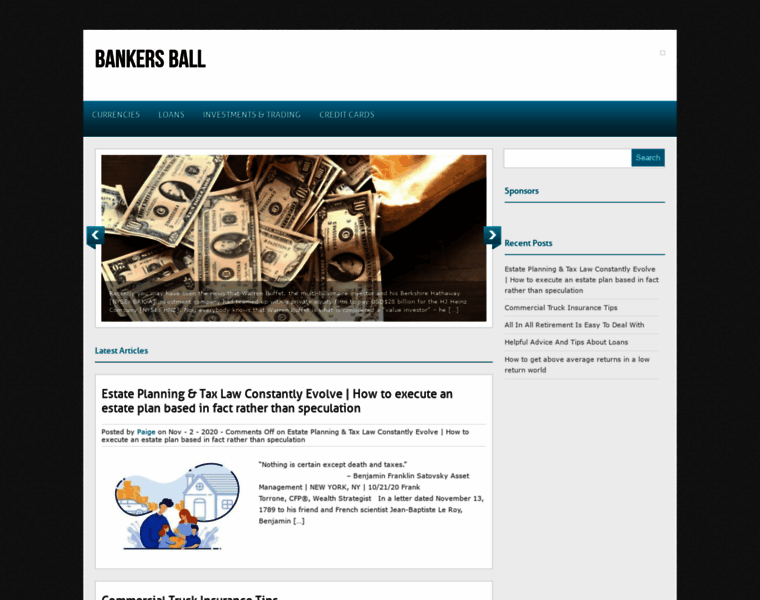 Bankersball.com thumbnail