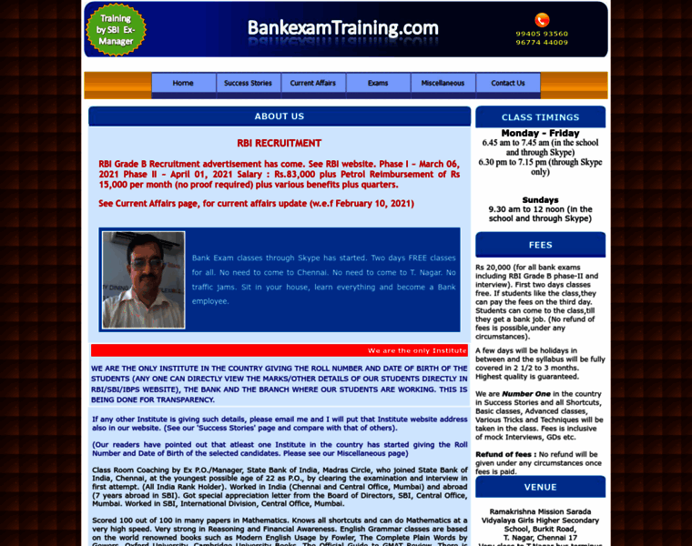 Bankexamtraining.com thumbnail