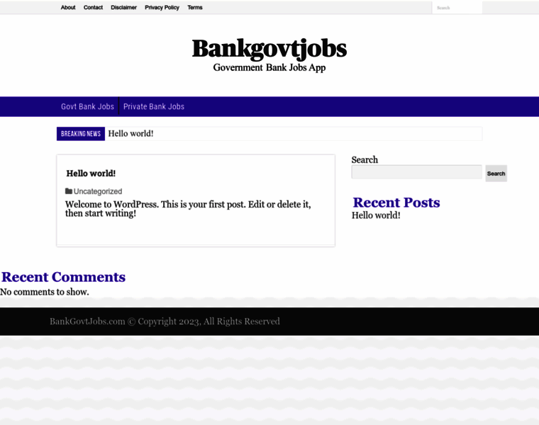 Bankgovtjobs.com thumbnail