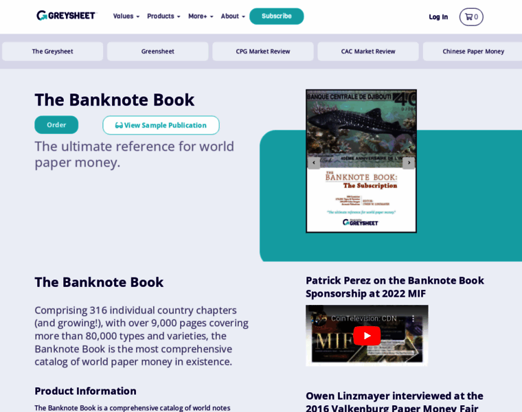 Banknotebook.com thumbnail