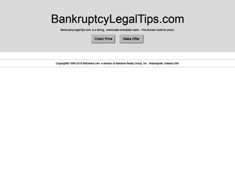 Bankruptcylegaltips.com thumbnail