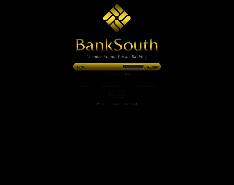 Banksouth.net thumbnail