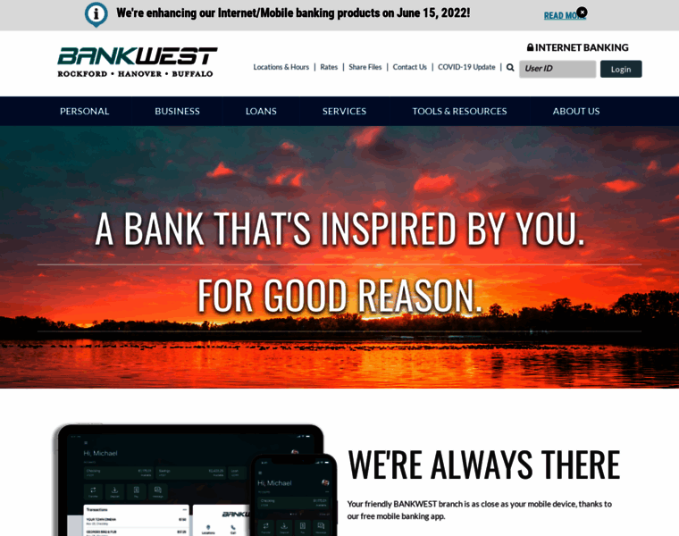 Bankwestmn.com thumbnail