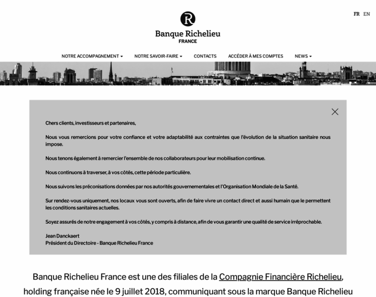 Banquerichelieufrance.com thumbnail
