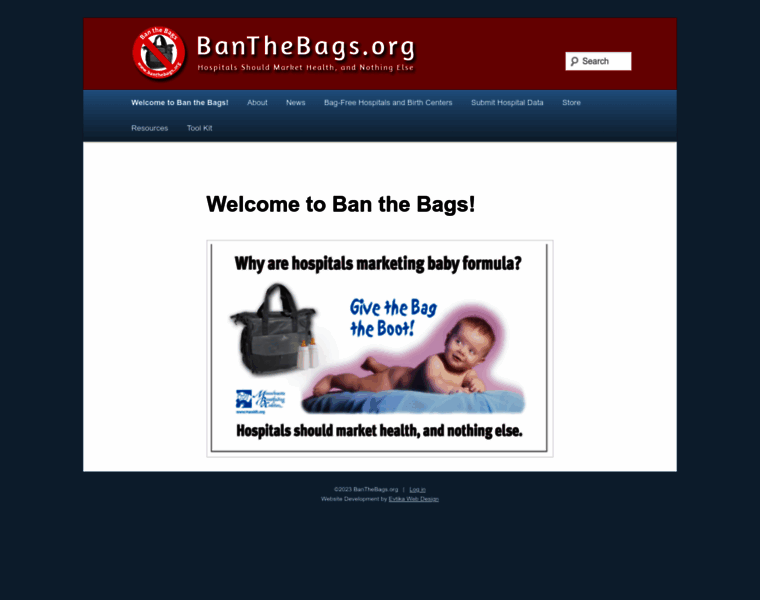 Banthebags.org thumbnail