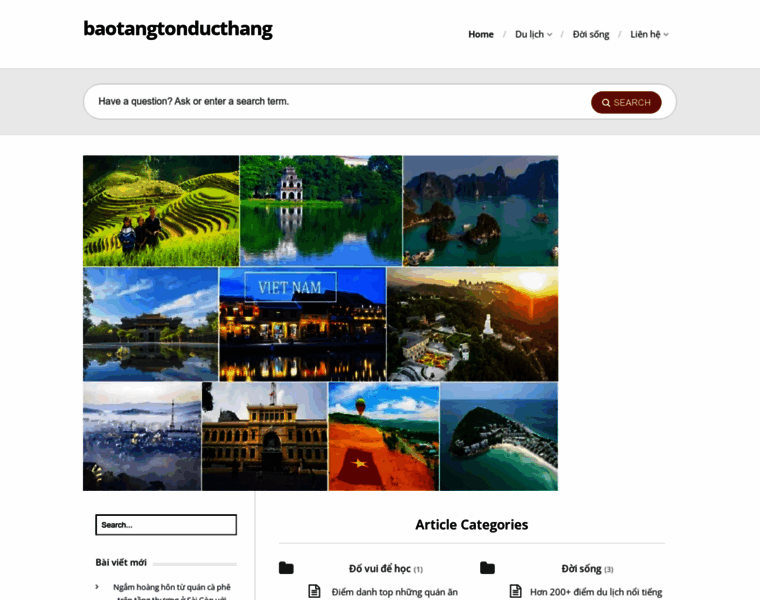 Baotangtonducthang.com thumbnail