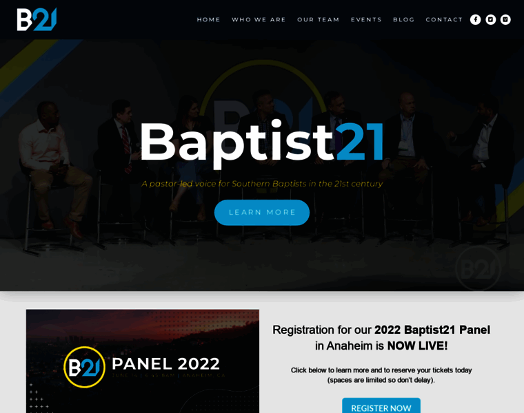 Baptist21.com thumbnail
