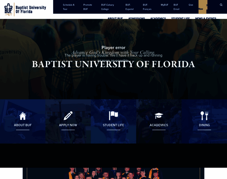 Baptistcollege.edu thumbnail