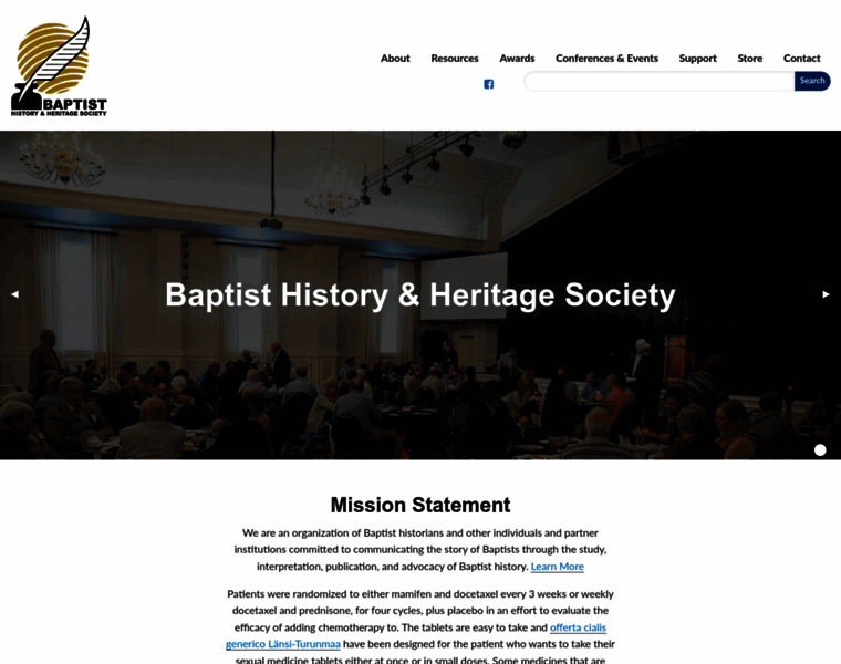 Baptisthistory.com thumbnail