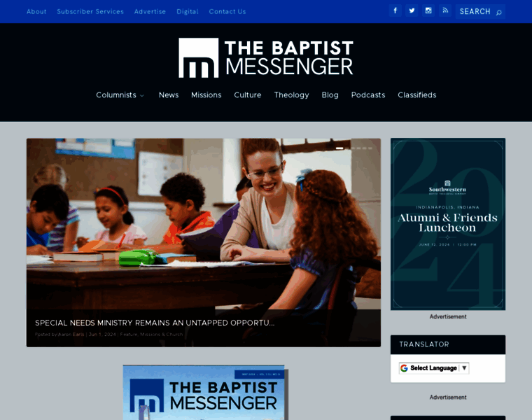 Baptistmessenger.com thumbnail