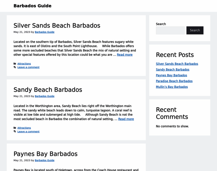 Barbados-guide.info thumbnail
