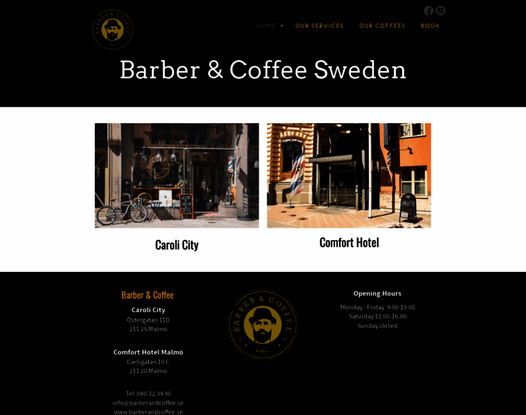Barberandcoffee.se thumbnail