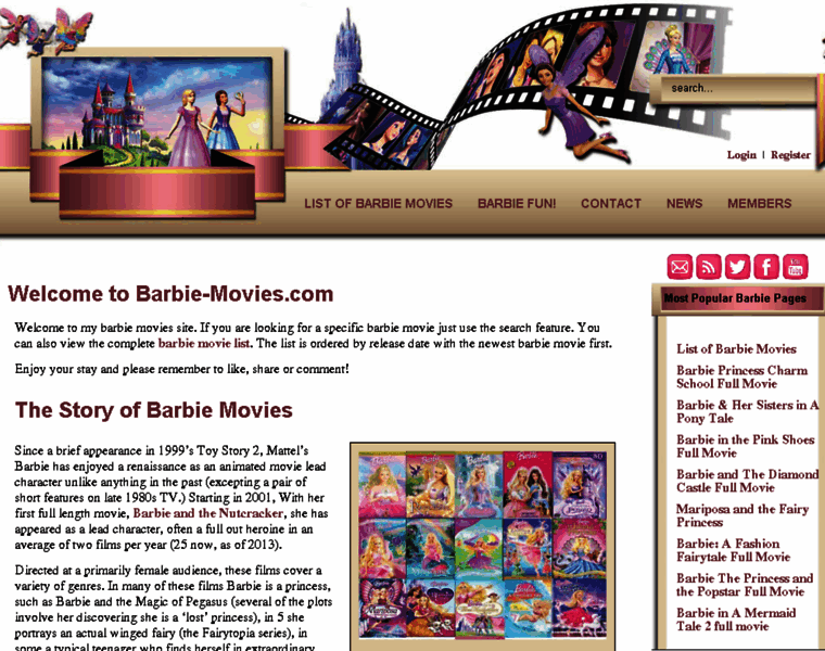 Barbie-movies.com thumbnail