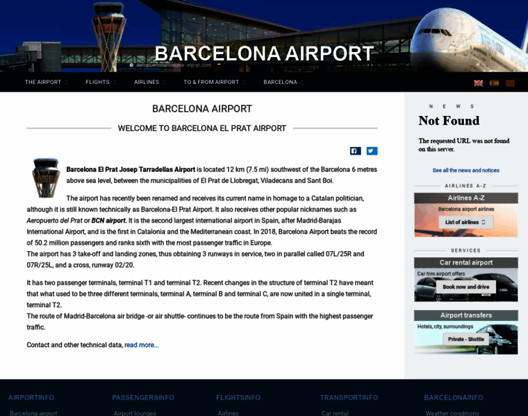 Barcelona-airport.net thumbnail