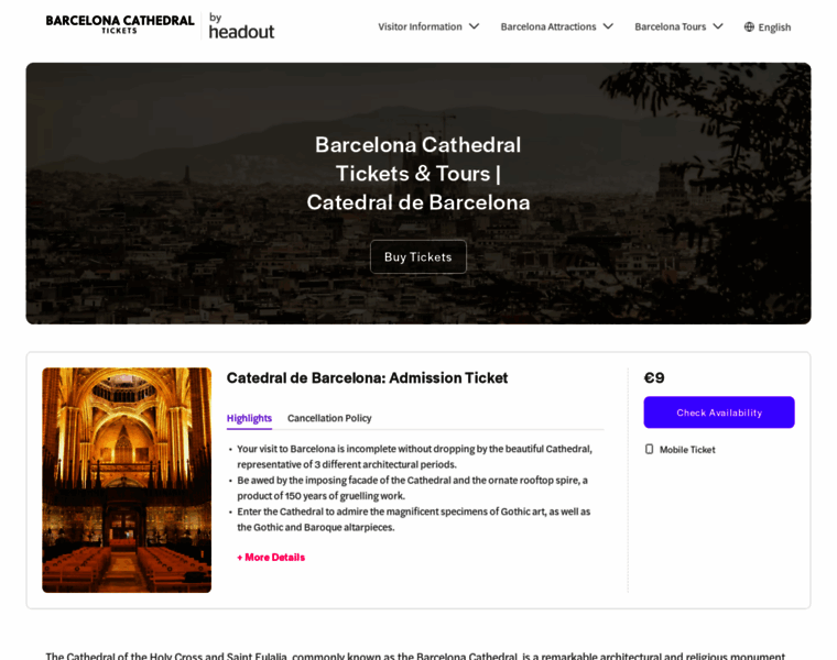 Barcelonacathedral-tickets.com thumbnail