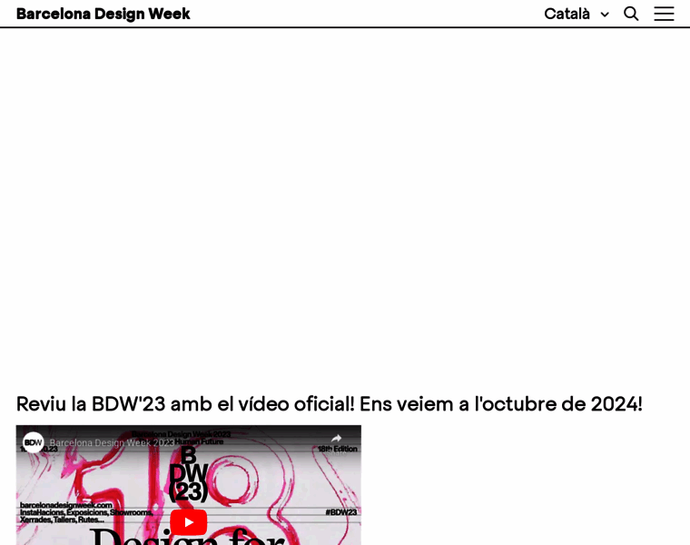 Barcelonadesignweek.com thumbnail