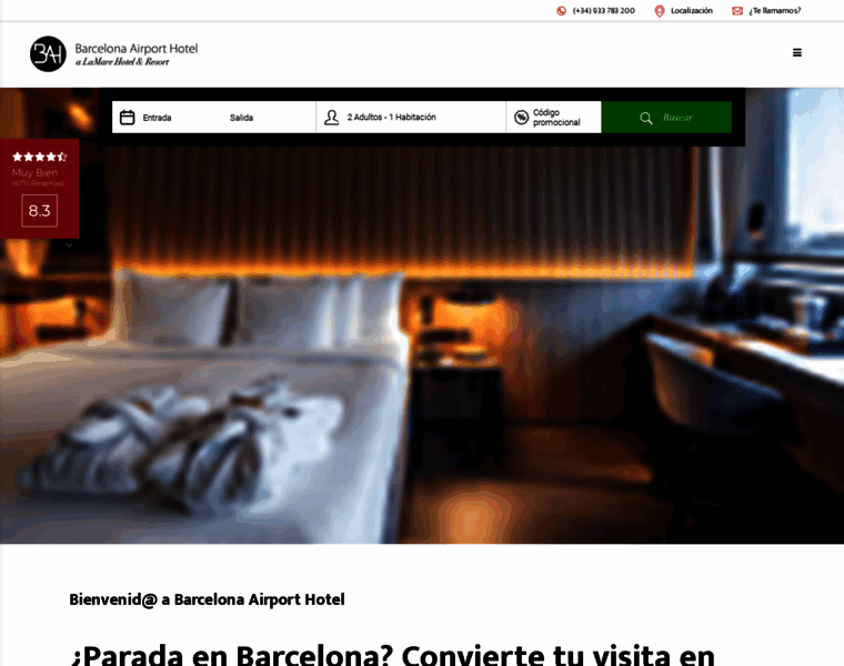 Barcelonairporthotel.com thumbnail