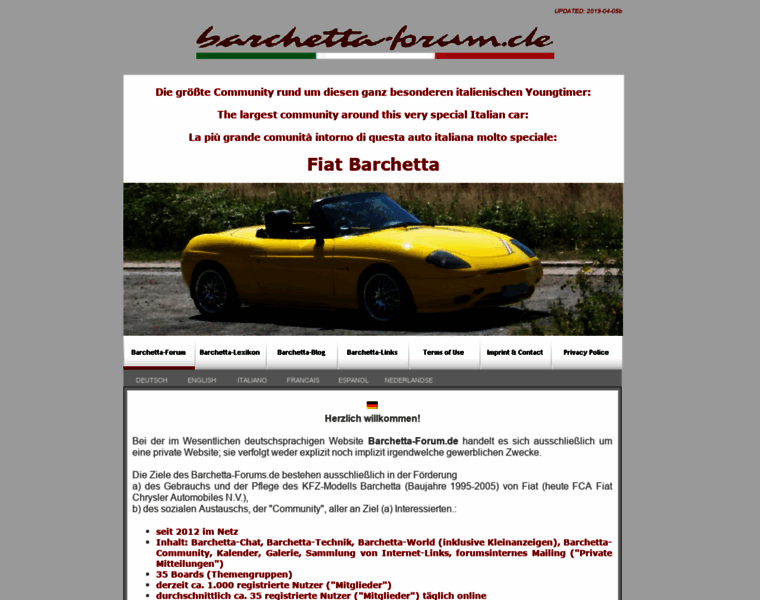 Barchetta-forum.de thumbnail
