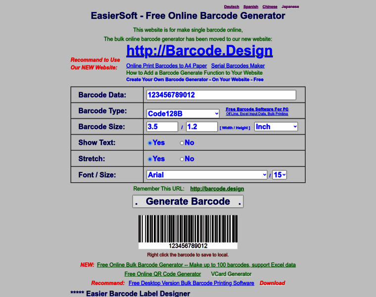Barcodegenerator.online thumbnail