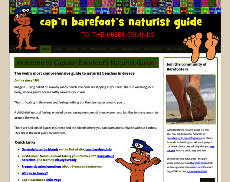 Barefoot.info thumbnail