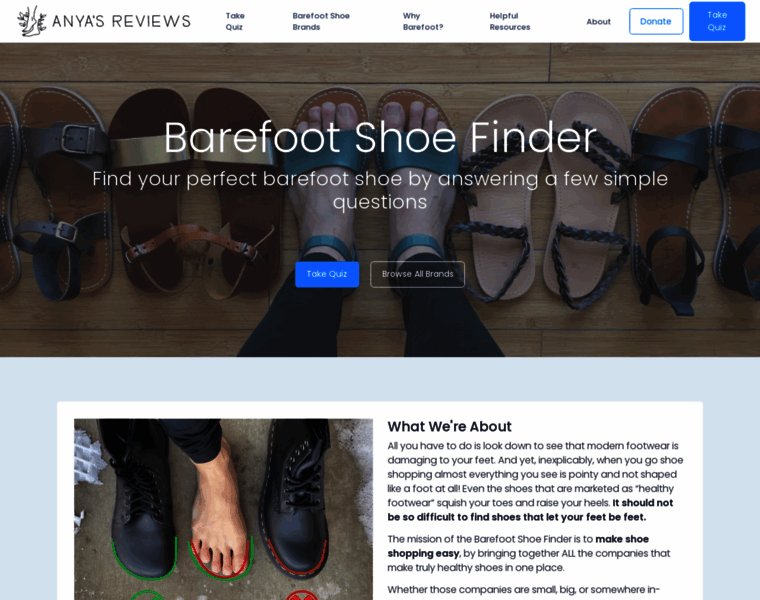 Barefootshoefinder.com thumbnail