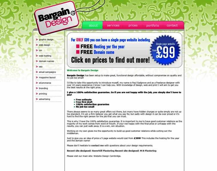 Bargaindesign.co.uk thumbnail